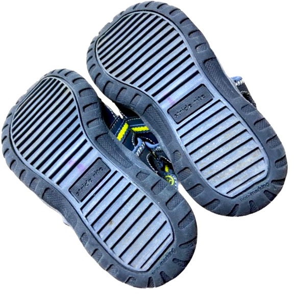 STRIDE RITE GeorgeSandalsBoys Blue Leather Upper Hook & Loop Closure Sz 8W - Picture 6 of 7